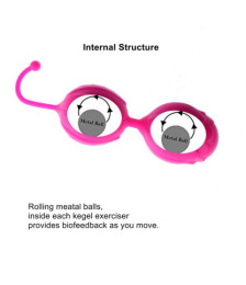 Boules de Geisha Rose silicone - KOB004PNK